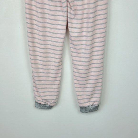 Splendid Elora Soft Cozy Gray Pink Striped Jogger Style Pajama Pants Size XS - Picture 6 of 10
